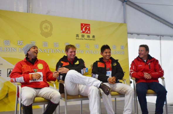 Hong Kong Goldin Team: (From Left): Derek Reid, John Fisher, Chevy Beh and Jose Donoso