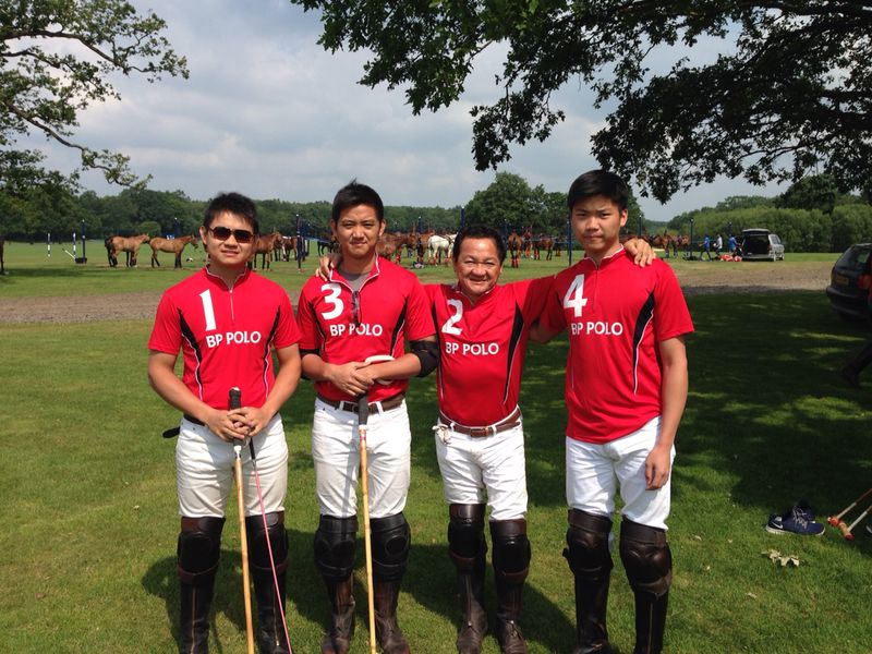 BP Polo team playing in England